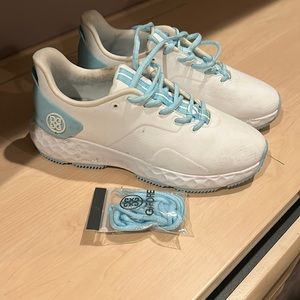 GFore x TaylorMade womens size 8 blue/white golf shoes